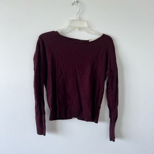 Pullover Sweater with Button Detail on Back by Loft